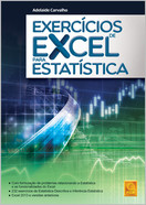 imagem do livro Exercícios De Excel Para Estatística